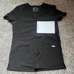 Black Small Casma Scrub Top